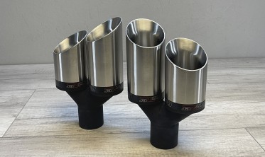 Насадка на глушник подвійна Buzzer ZZ2X830RS фото