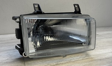 Передні фари VW T4 Transporter чорні без поворотів фото