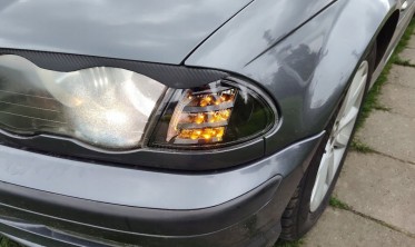 Діодні повороти передні BMW 3 E46 дорестайл SEDAN, KOMBI фото