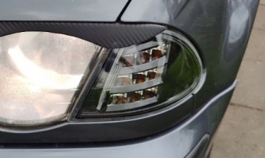 Діодні повороти передні BMW 3 E46 дорестайл SEDAN, KOMBI фото