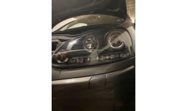 Тюнинговые фары передние VW Golf 5 / Jetta с кольцами и диодами фото