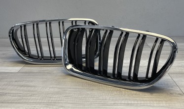 Решетка радиатора BMW F10 / F11 в стиле M5 хром рамка фото