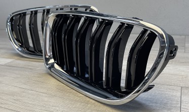 Решетка радиатора BMW F10 / F11 в стиле M5 хром рамка фото