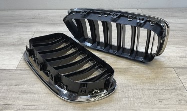 Решетка радиатора BMW F10 / F11 в стиле M5 хром рамка фото