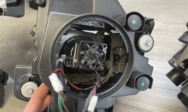 Черные led фары передние Jeep Grand Cherokee WK2 14-21 тюнинг оптика фото