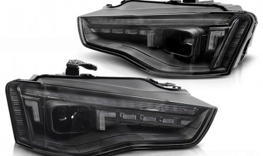 Передні фари full led Audi A5 2011-2016 чорна оптика тюнінгова фото