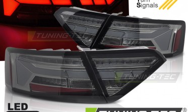 Лед фонари задние Audi A5 2011-2016 тонированные тюнинг стопы фото