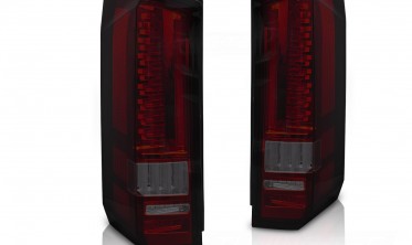 Задние диодные фонари VW Crafter, MAN TGE 2017- тюнинг стопы red smoke фото