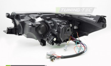 Передние лед фары Toyota Hilux 2016-2020 черные full led фото