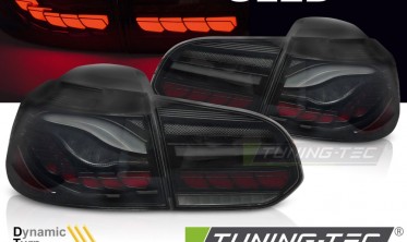 Задние фонари тюнинг VW Golf 6 тонированные стопы OLED  фото