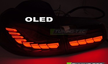 Задние фонари тюнинг VW Golf 6 тонированные стопы OLED  фото