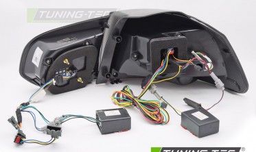 Задние фонари тюнинг VW Golf 6 тонированные стопы OLED  фото