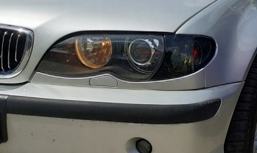 Тонированные повороты передние BMW E46 рестайл седан, универсал фото