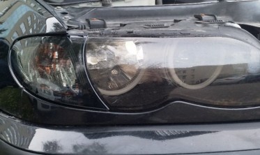 Тонированные повороты передние BMW E46 рестайл седан, универсал фото