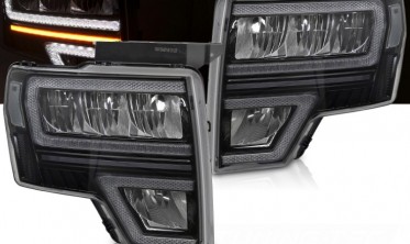 Тюнінг фари передні Ford F150 MK12 2008-2014 оптика діодна фото