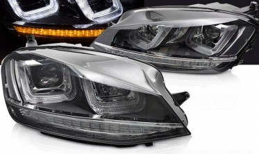 Передние тюнинг фары для VW Golf 7 2013-2017 фото