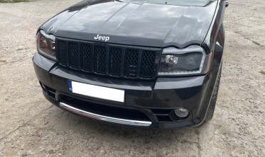 Передние фары Jeep Grand Cherokee WK 05-08 с линзами и диодным габаритом фото