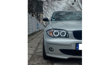 Фары передние BMW E87, E81, E82, E88 с диодными ангельскими глазками фото