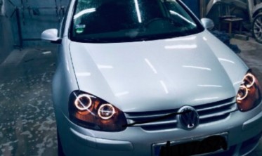 Фари передні Depo з лінзами і кільцями VW Golf 5 / Jetta фото