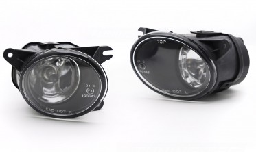 Противотуманки Audi A6 C5 2001-2004 с прозрачным стеклом фото