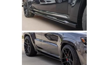 Накладки пороги Jeep Grand Cherokee IV (WK2) SRT v1 фото