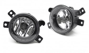 Противотуманки BMW X1 E84 2009-2014 прозрачное стекло фото