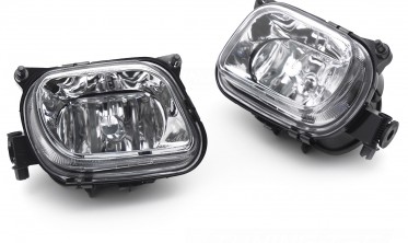Протитуманки Mercedes W210 95-99 / A208 99-03 / C208 97-02 / SLK R170 96-04 прозоре скло фото
