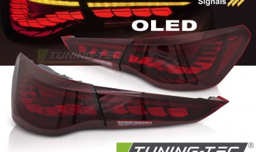 Задние фонари OLED BMW 4 G22, G23 стопы тюнинг red фото
