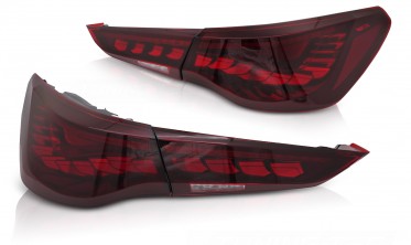 Задние фонари OLED BMW 4 G22, G23 стопы тюнинг red фото