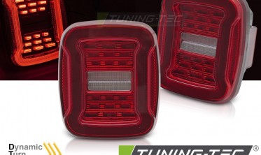 Задні ліхтарі Jeep Wrangler YJ 91-96 / TJ 96-06 лед стопи червоні фото