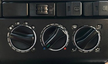 Хром кольца на ручки печки VW Golf 3 / Passat B3/B4 / T4 / Sharan MK1 / Seat Ibiza 2 / Toledo 1 / Ford Galaxy MK1 фото