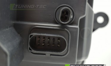 Передні фари VW T6 2015-2019 чорні діодні фото
