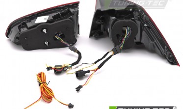 Задние тюнинг фонари VW Golf 7 Laser red led фото