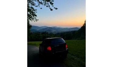 Тюнінгові задні стопи Mercedes ML W164 (05-08) Led bar фото