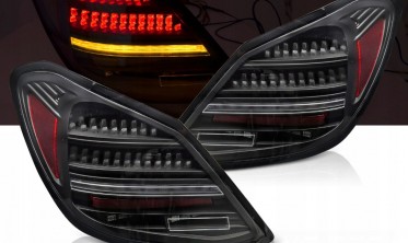 Задние led фонари Mercedes C W205 седан чорные стопы фото