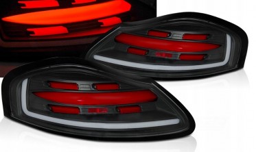 Светодиодные фонари задние стопы Porsche Boxter 986 96-04 черные фото