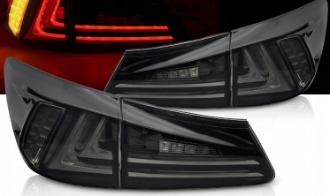 Фонари задние full led Lexus IS 06-13 стопы тонированные фото
