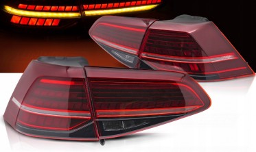 Led фонари задние VW Golf 7 с динамическими поворотами фото