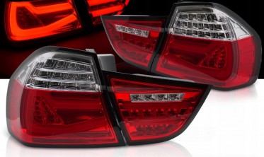 Тюнинговые задние фонари диодные BMW 3 sedan E90 2009-2011 с динамическими поворотами фото