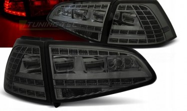 Темні задні ліхтарі з діодними поворотами VW Golf 7 фото