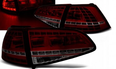 Задние фонари с динамическими led поворотами VW Golf 7  фото