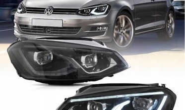 Передние фары full led для VW Golf 7 тюнинг оптика фото