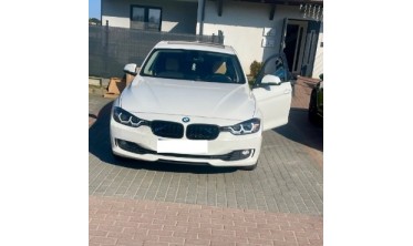 Чорні фари передні BMW F30/F31 дорестайл з діодними ДХО фото