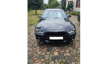 Чорні фари передні BMW F30/F31 дорестайл з діодними ДХО фото