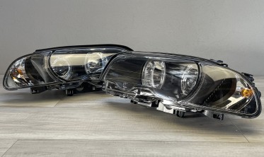 Тюнінгові фари передні BMW E46 купе / кабріо Led Angel Eyes фото