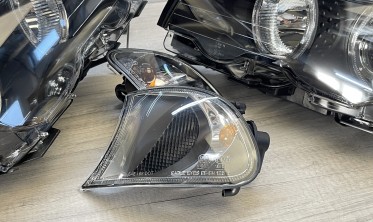 Тюнінгові фари передні BMW E46 купе / кабріо Led Angel Eyes фото