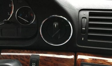 Кільця на перемикачі світла BMW E38 (поліровані) фото