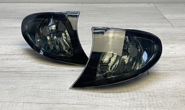 Тонированные повороты передние BMW E46 рестайл седан, универсал фото