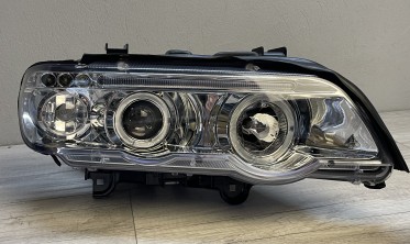 Передні тюнінгові фари BMW X5 E53 дорестайл 1999-2003 фото
