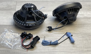 Чорні тюнінгові фари світлодіодні JEEP Wrangler TJ / LJ / JK фото